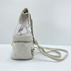 Chanel Backpack Quilted White — view 5