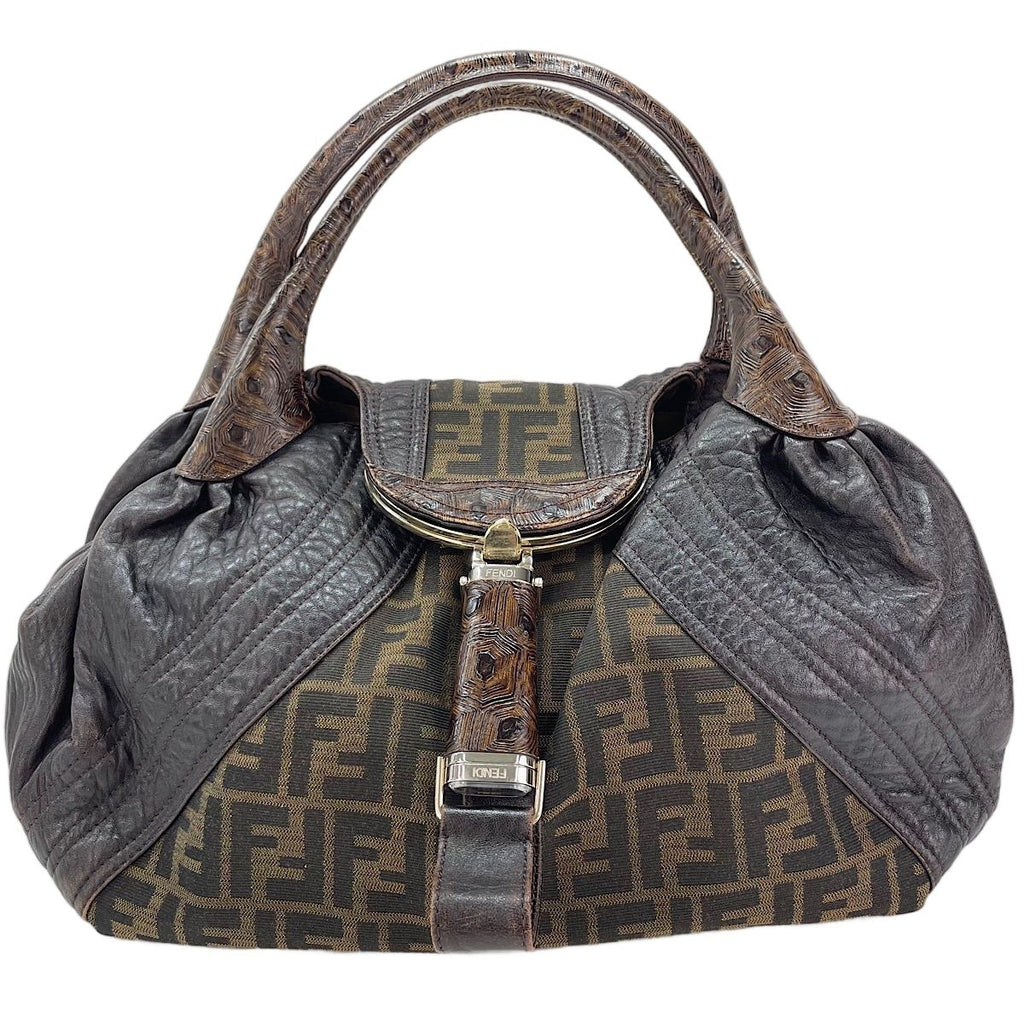 Fendi Tote Zucca Brown — view 2