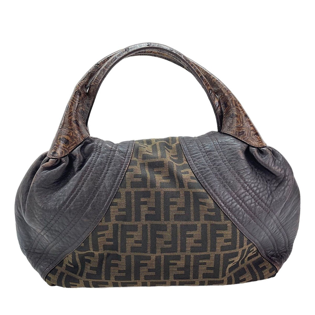 Fendi Tote Zucca Brown — view 3