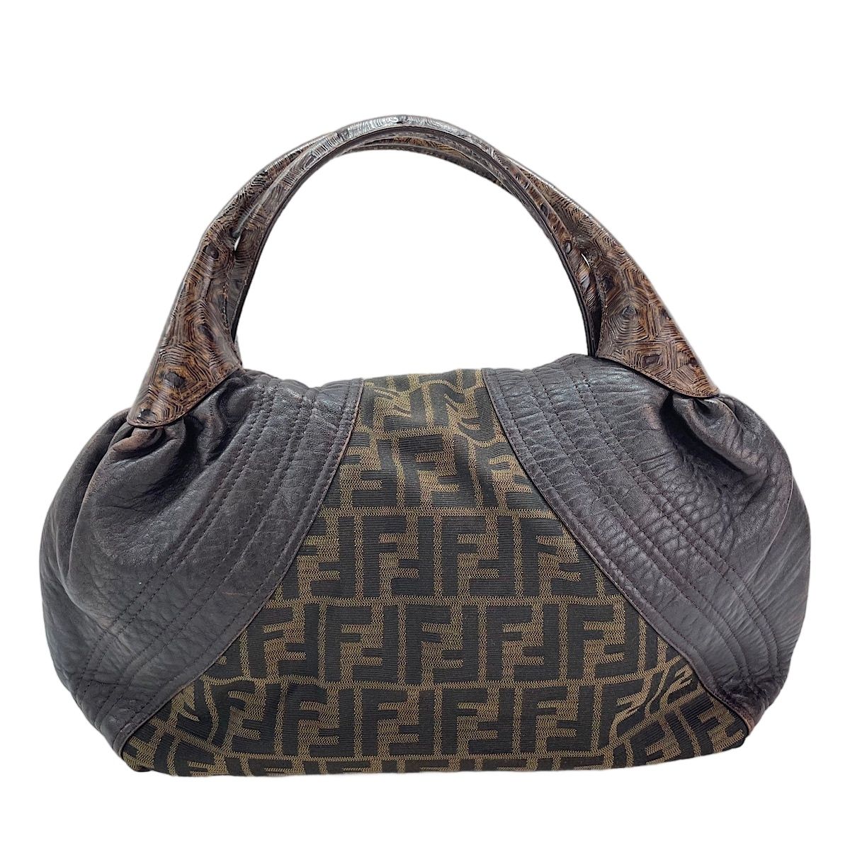 Fendi Tote Zucca Brown — view 3