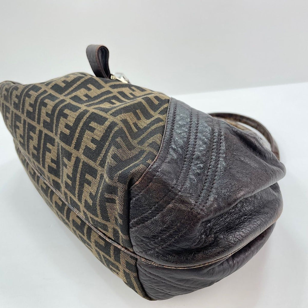 Fendi Tote Zucca Brown — view 9
