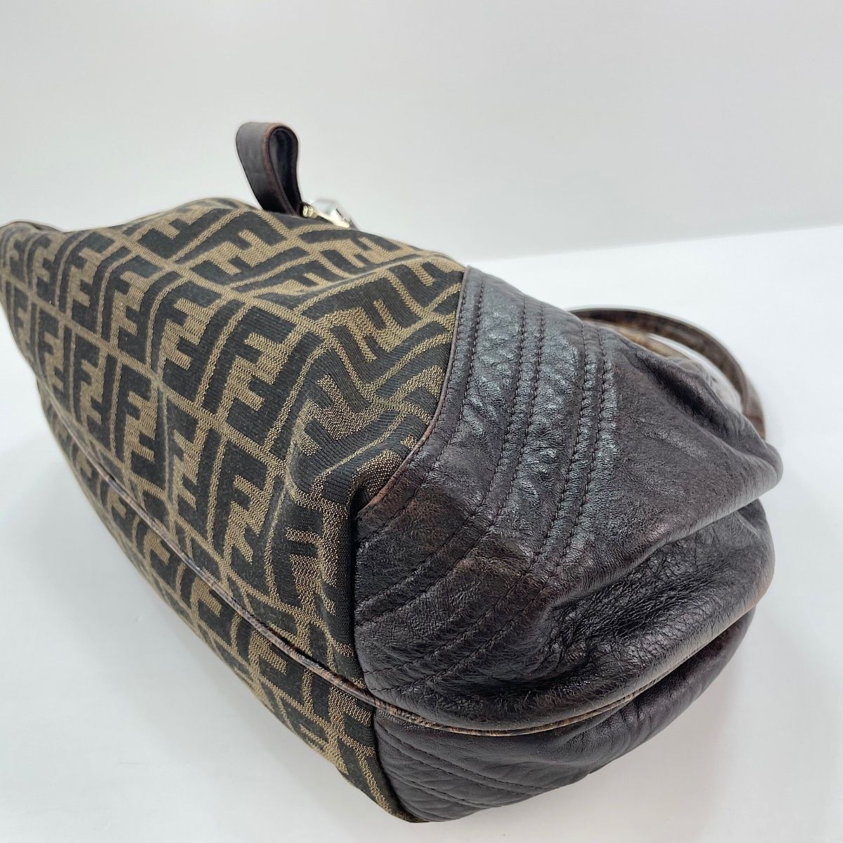 Fendi Tote Zucca Brown — view 9