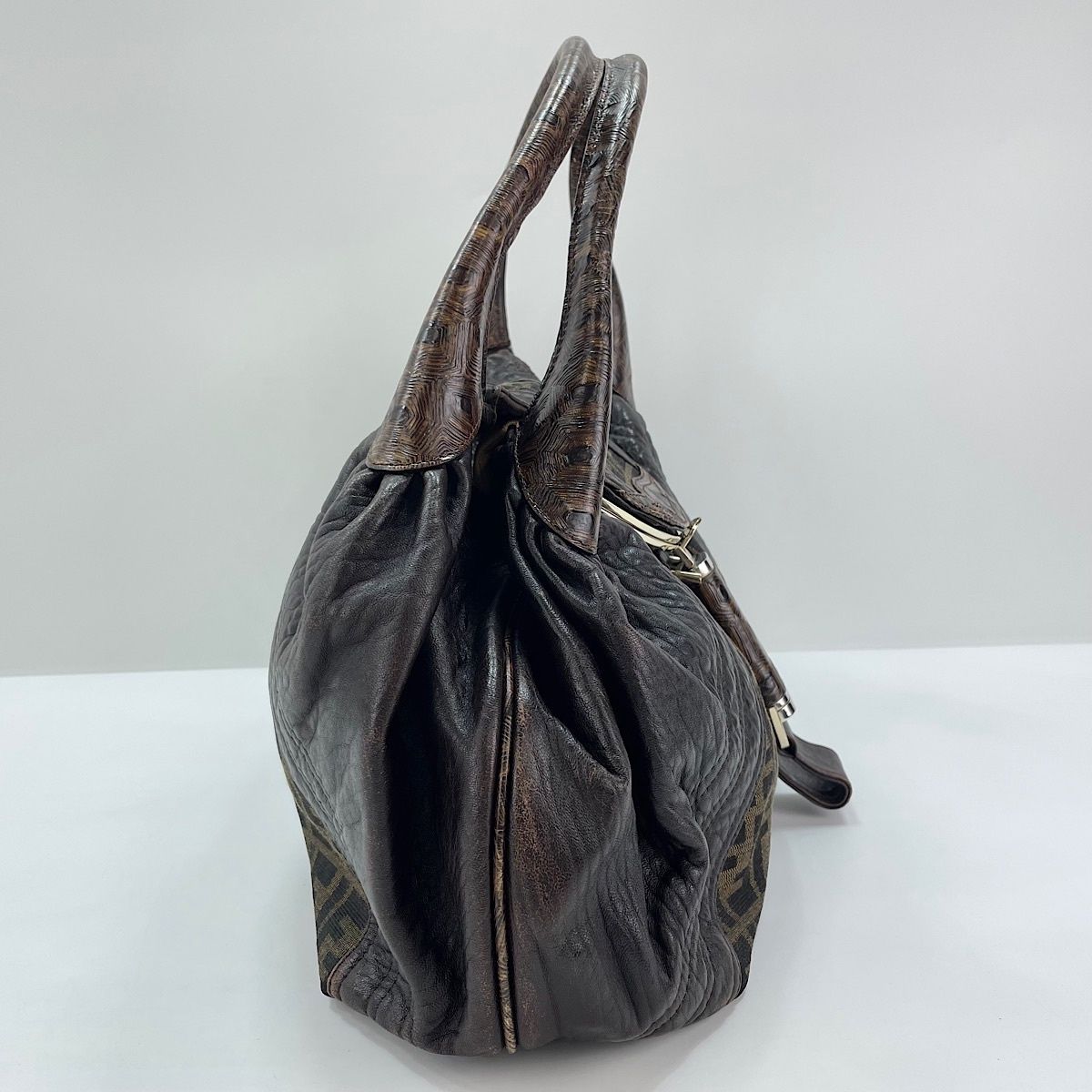 Fendi Tote Zucca Brown — view 5
