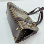 Fendi Handbag Zucchino Brown — view 9