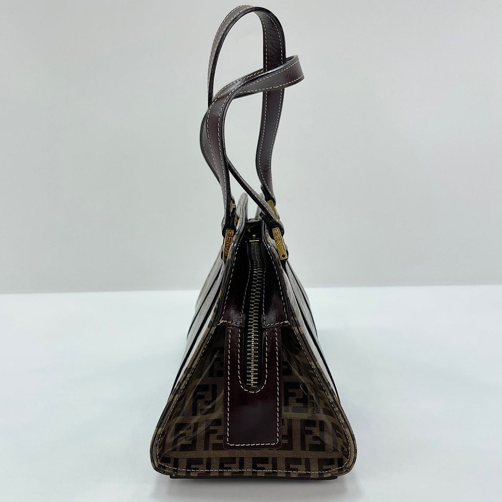 Fendi Handbag Zucchino Brown — view 6