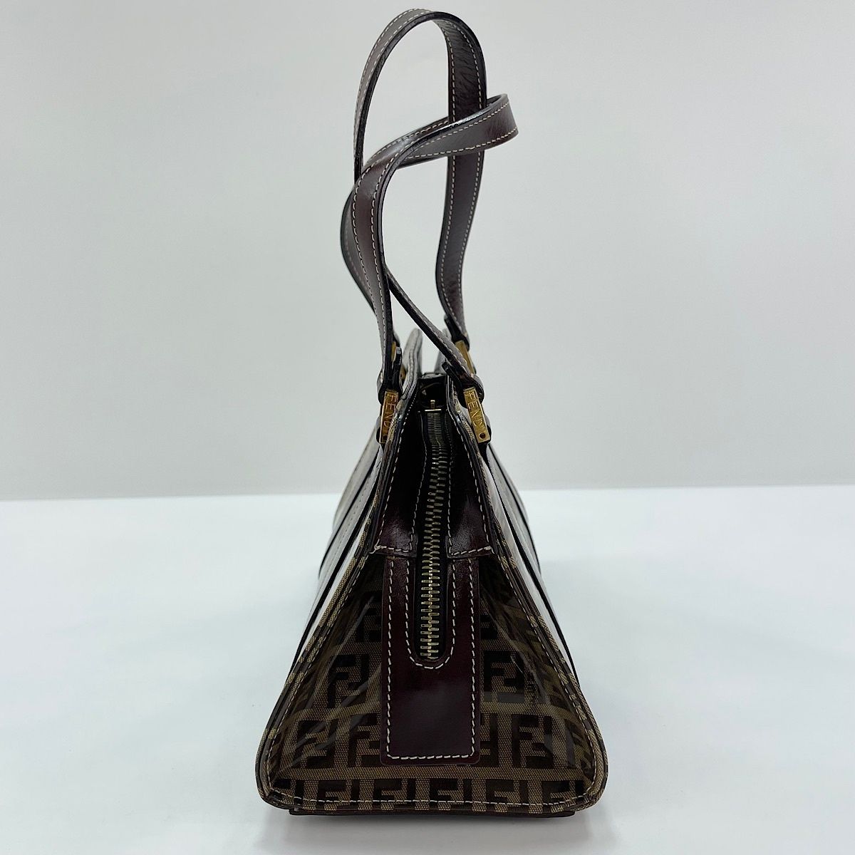 Fendi Handbag Zucchino Brown — view 6