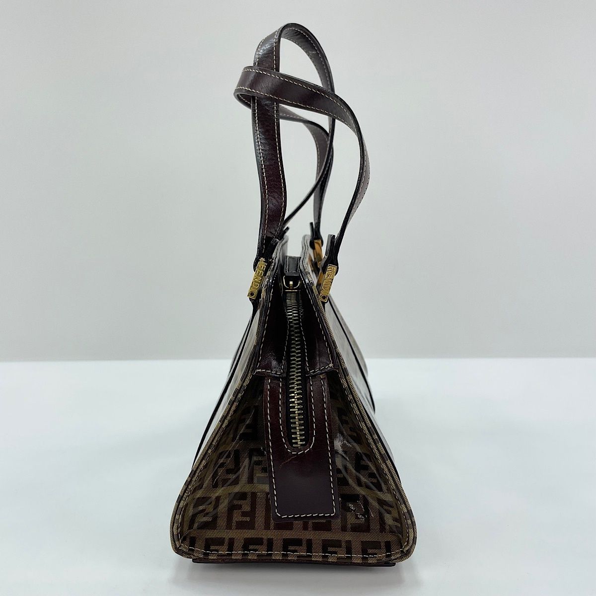 Fendi Handbag Zucchino Brown — view 5