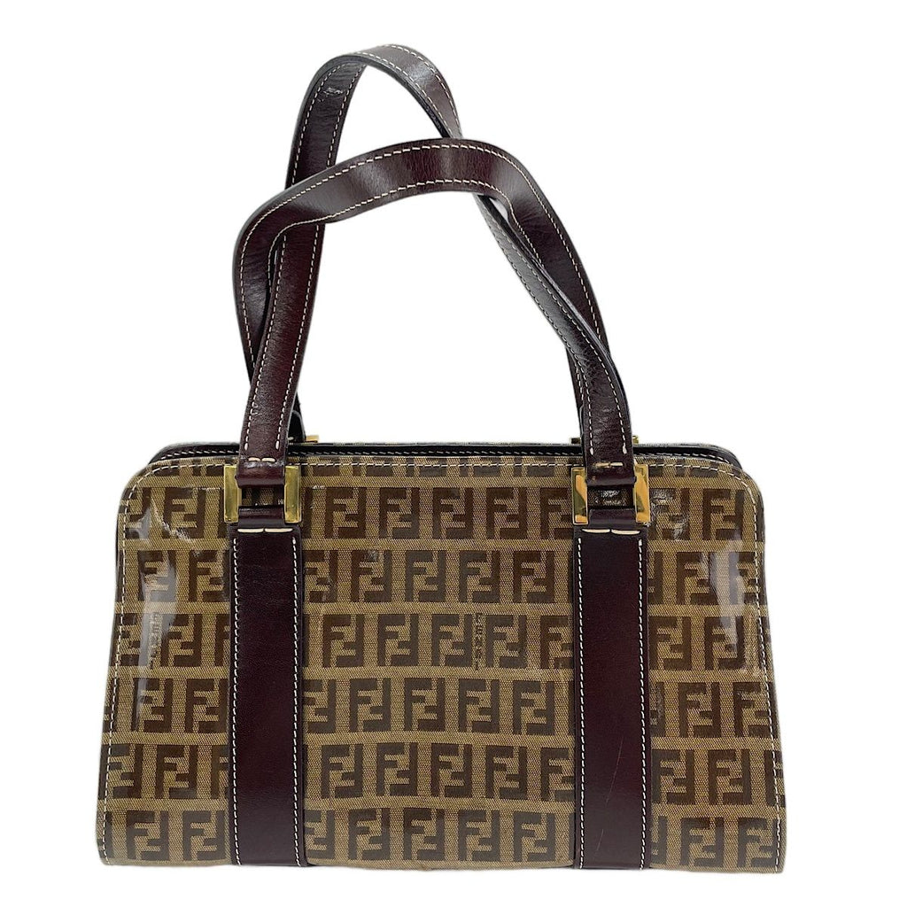 Fendi Handbag Zucchino Brown — view 3