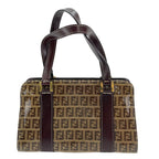 Fendi Handbag Zucchino Brown — view 3