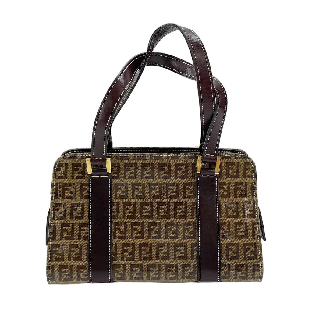 Fendi Handbag Zucchino Brown — view 2