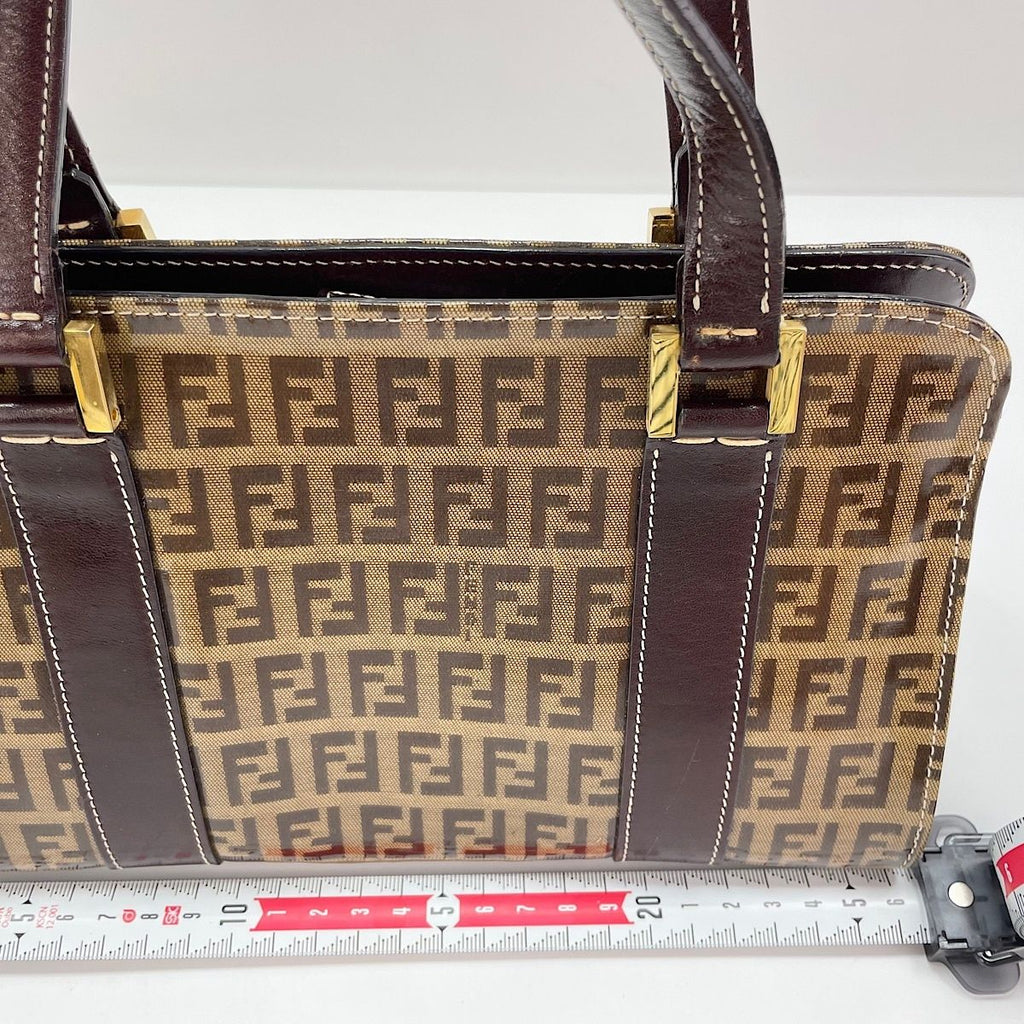 Fendi Handbag Zucchino Brown — view 4