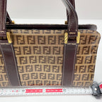 Fendi Handbag Zucchino Brown — view 4