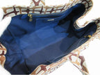 Prada Tote Geometric Pattern Brown Beige Canvas — view 6