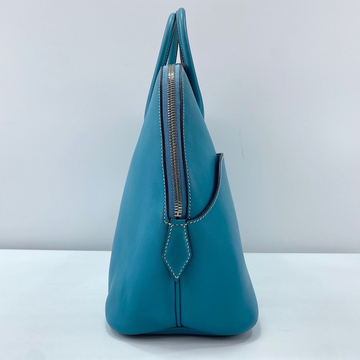 Hermes Handbag Bolide Blue — view 6