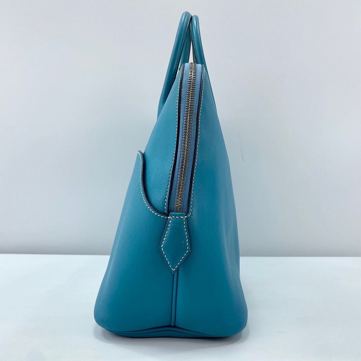 Hermes Handbag Bolide Blue — view 5