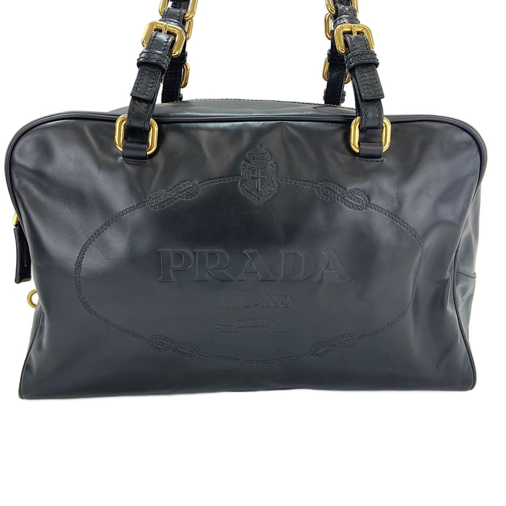 Prada Boston Bag Travel Bags Black — view 2