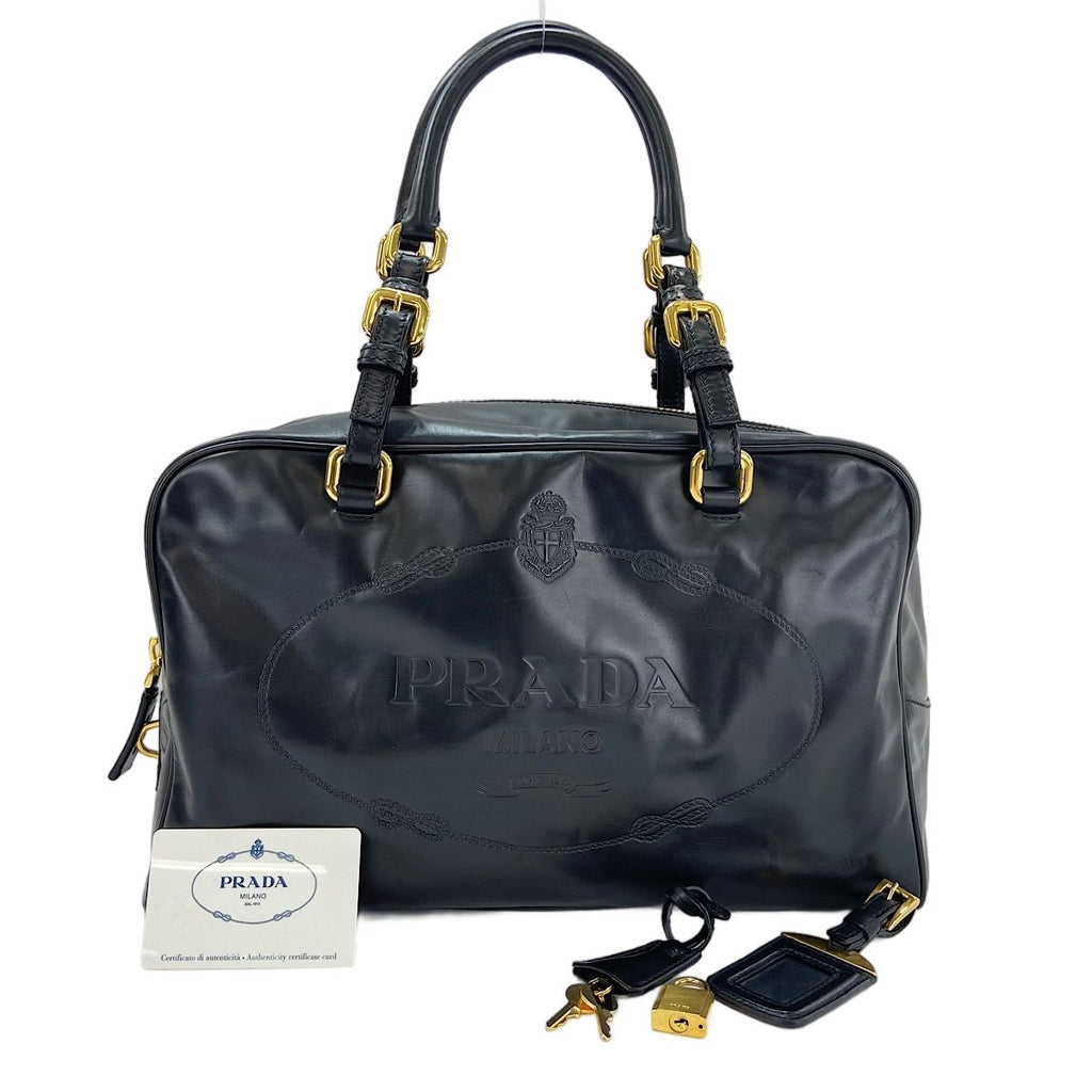 Prada Boston Bag Travel Bags Black