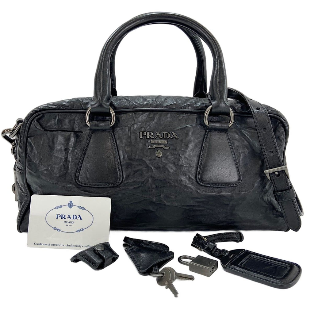 Prada Handbag 2-Way Black