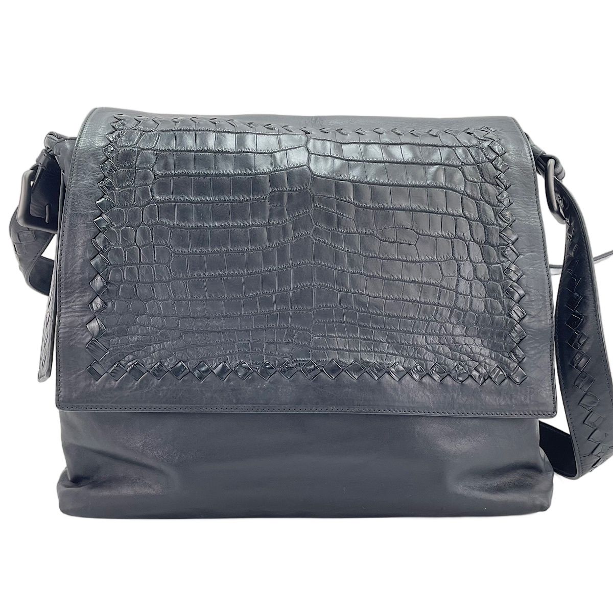 Bottega Veneta Messenger Bag Croco — view 2