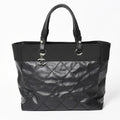 Chanel Tote Bag Paris Biarritz Leather Black