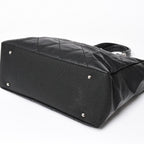 Chanel Tote Bag Paris Biarritz Leather Black — view 8
