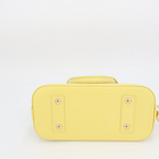 Louis Vuitton Shoulder Bag Since Alma BB Canvas Leather Light Gray Yellow — view 7