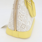 Louis Vuitton Shoulder Bag Since Alma BB Canvas Leather Light Gray Yellow — view 3