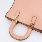Fendi Tote Small Leather 2-Way Handbag Pink — view 7
