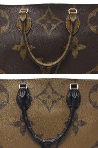 Louis Vuitton Monogram Giant Reverse On The Go GM 2-Way Tote — view 5
