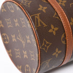 Louis Vuitton Papillon 26 Handbag Monogram Brown Leather Gold Vintage 4 — view 7
