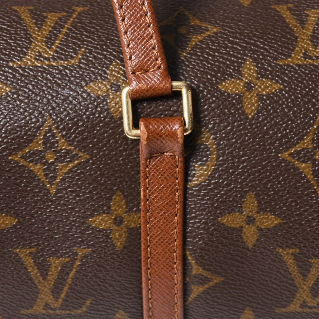 Louis Vuitton Papillon 26 Handbag Monogram Brown Leather Gold Vintage 4 — view 8