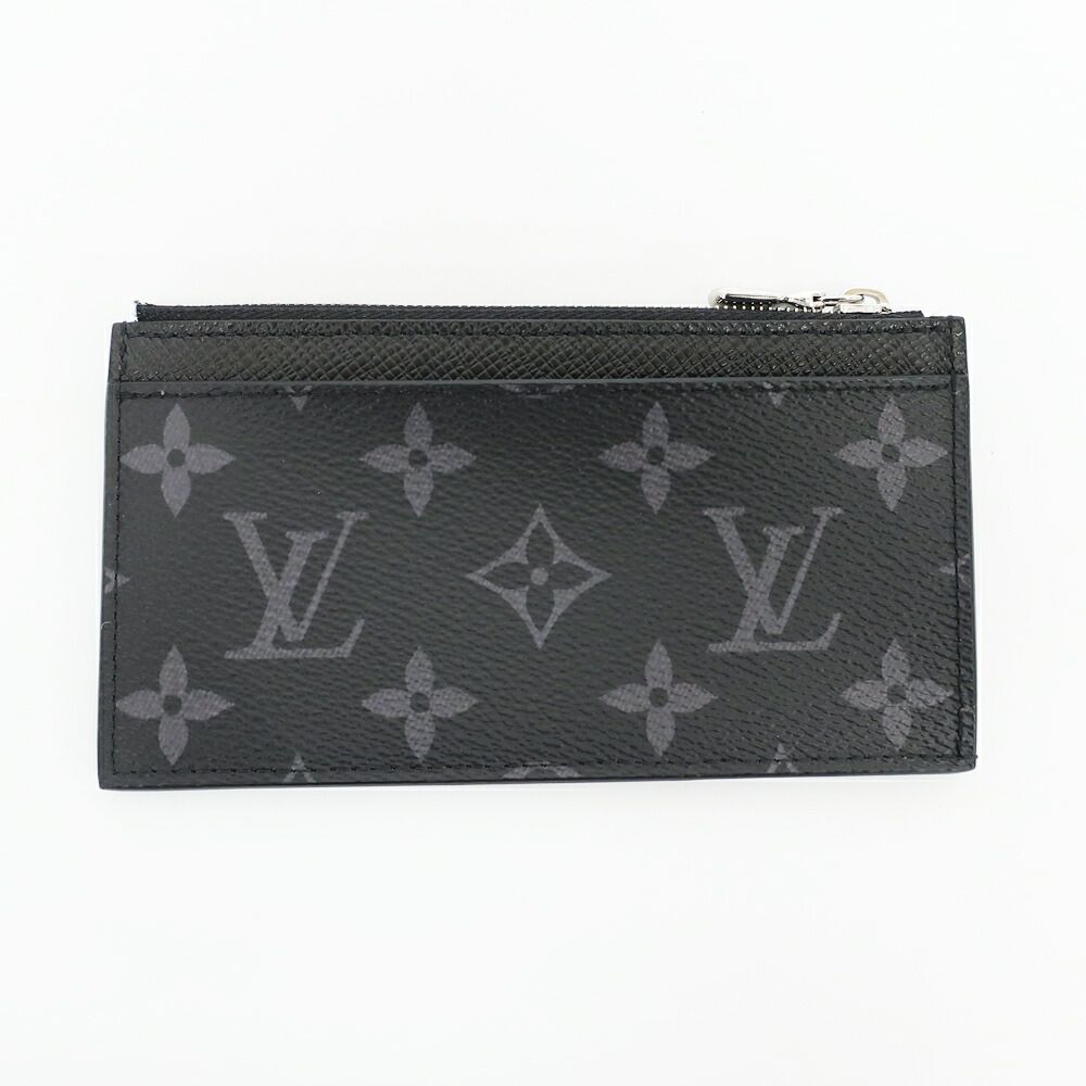Louis Vuitton Ten Coin Card Holder Taigarama Case Monogram Eclipse Taiga Noir — view 2