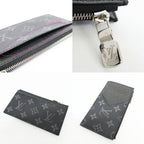 Louis Vuitton Ten Coin Card Holder Taigarama Case Monogram Eclipse Taiga Noir — view 8