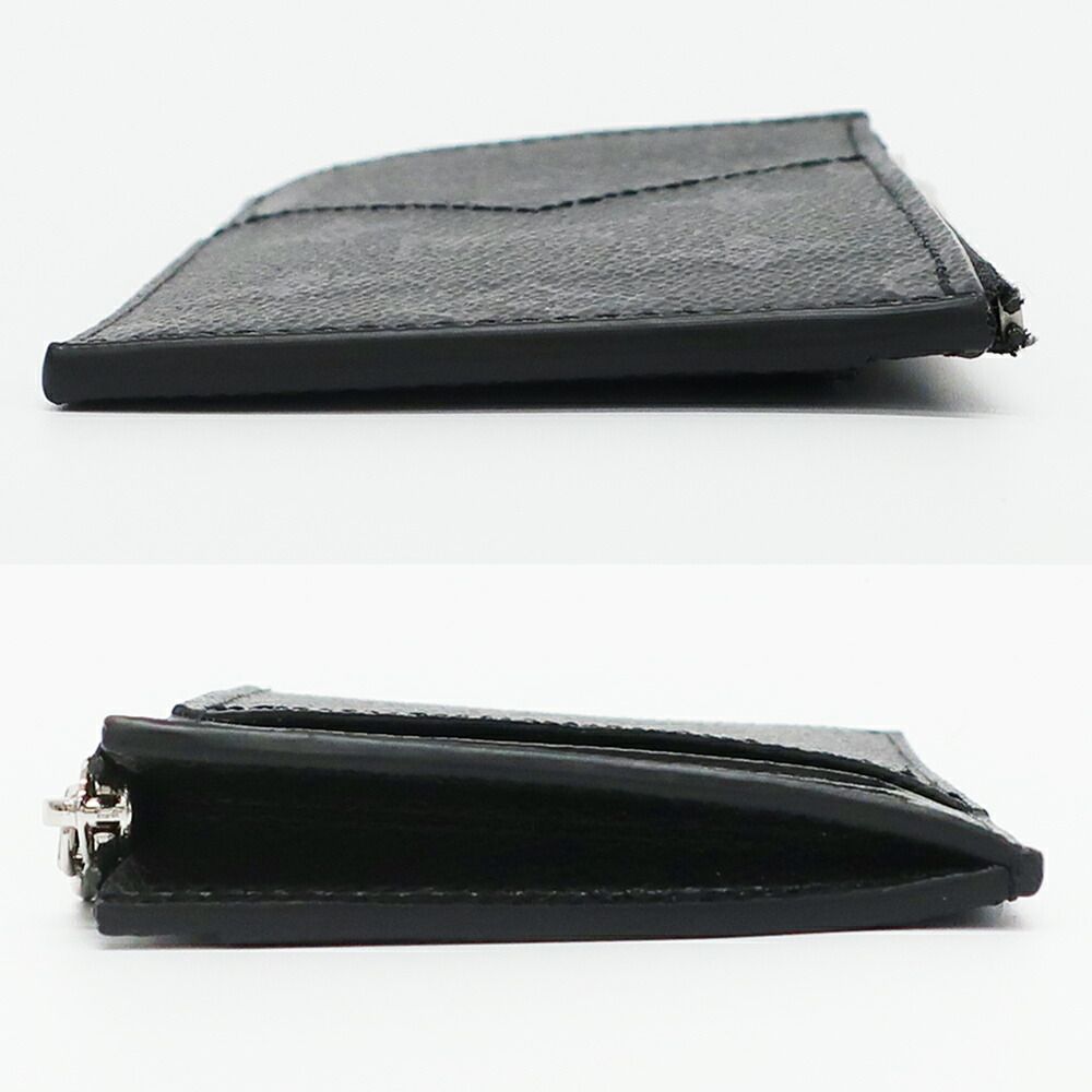 Louis Vuitton Ten Coin Card Holder Taigarama Case Monogram Eclipse Taiga Noir — view 4