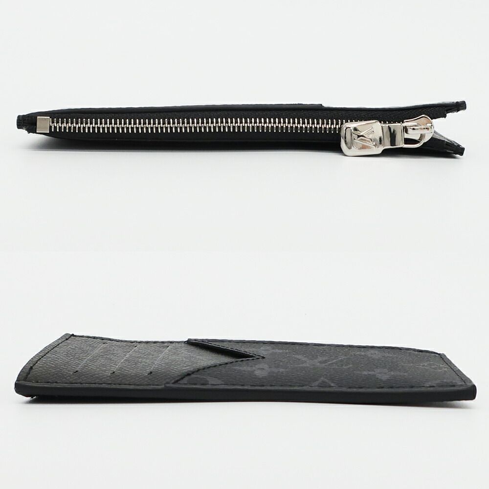 Louis Vuitton Ten Coin Card Holder Taigarama Case Monogram Eclipse Taiga Noir — view 3