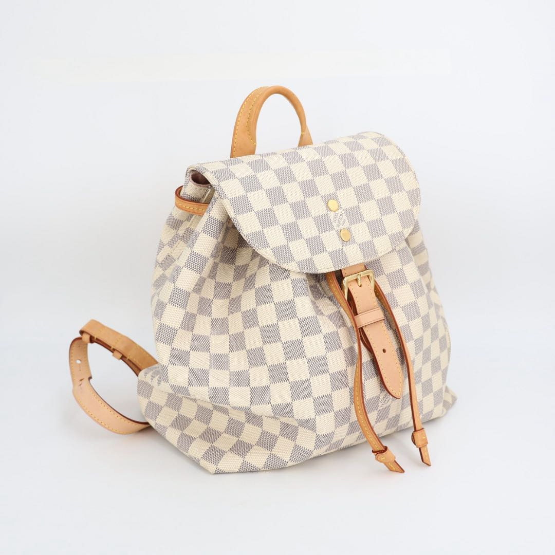 Louis Vuitton Damier Azur Sperone Backpack Shoulder