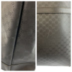 Gucci Vintage Micro GG Sherry Line Black Tote Shoulder — view 6