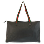 Gucci Vintage Micro GG Sherry Line Black Tote Shoulder — view 2