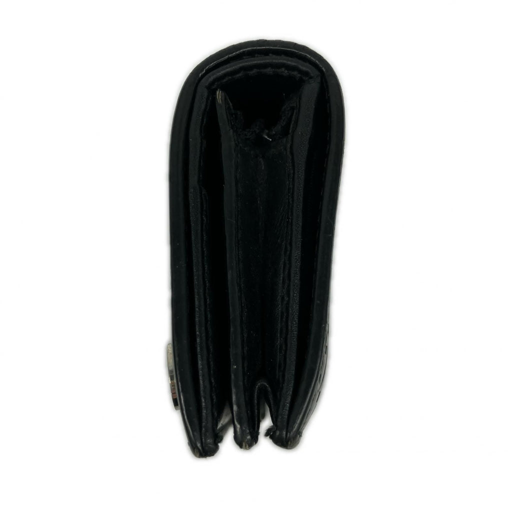 Gucci Bifold Wallet Guccissima GG Black — view 2