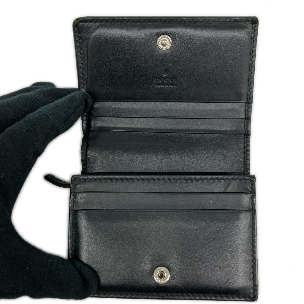 Gucci Bifold Wallet Guccissima GG Black — view 7