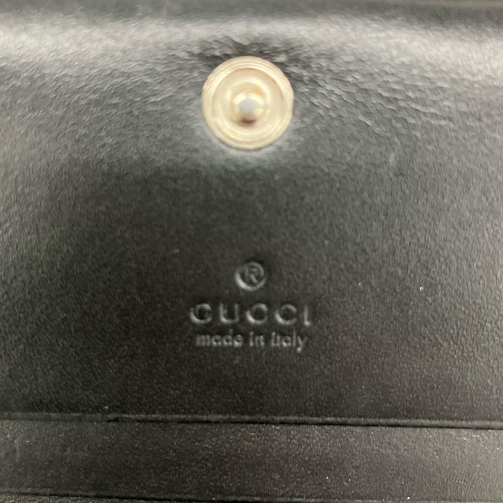 Gucci Bifold Wallet Guccissima GG Black — view 8