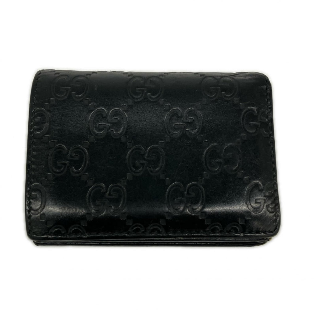 Gucci Bifold Wallet Guccissima GG Black — view 6