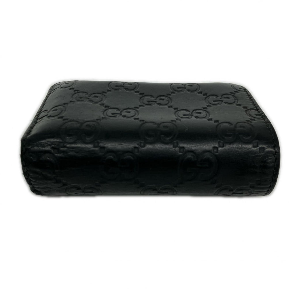 Gucci Bifold Wallet Guccissima GG Black — view 5