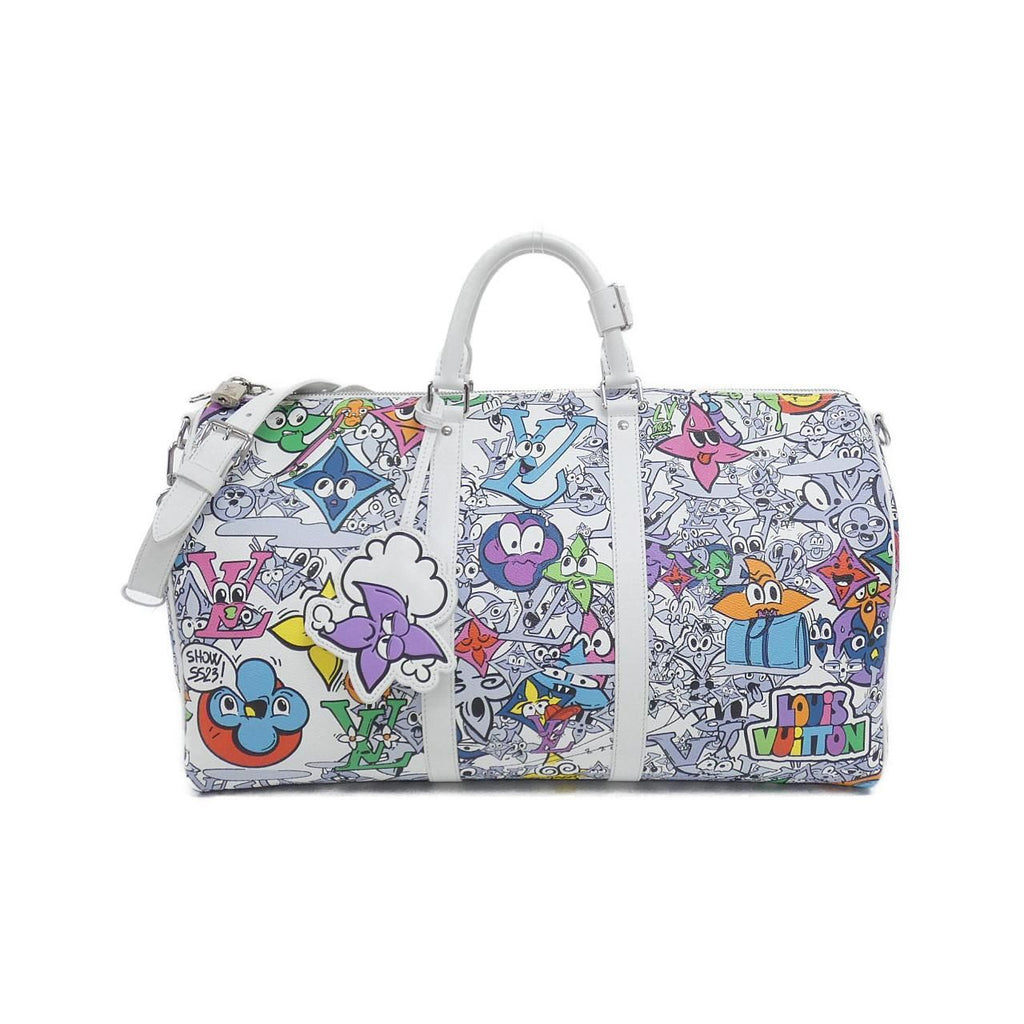 Louis Vuitton Monogram Comic Keepall Bandouliere 50 cm Boston