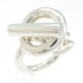 Hermes Croisette Ring Silver