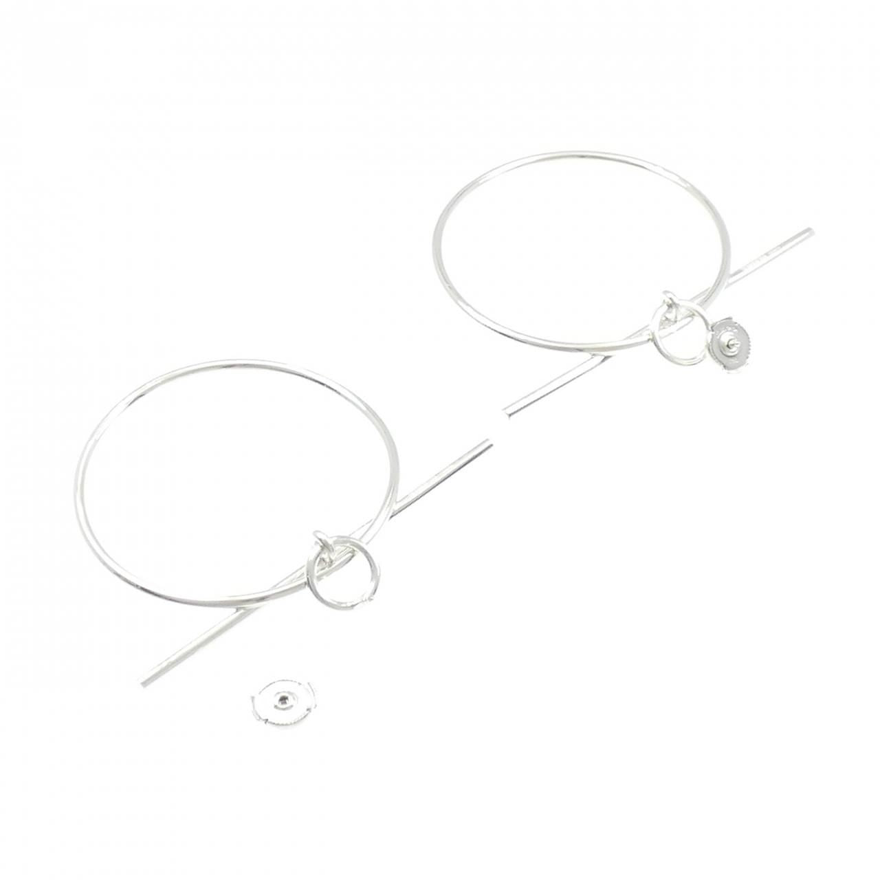 Hermes Echappee Earrings Silver — view 3