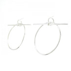 Hermes Echappee Earrings Silver — view 2