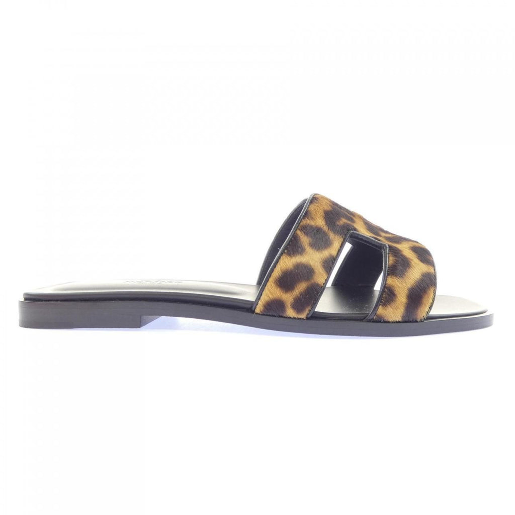 Hermes Oran Sandals Brown