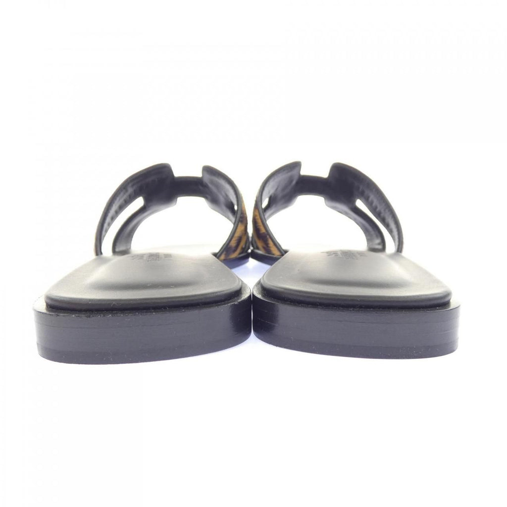 Hermes Oran Sandals Brown — view 5