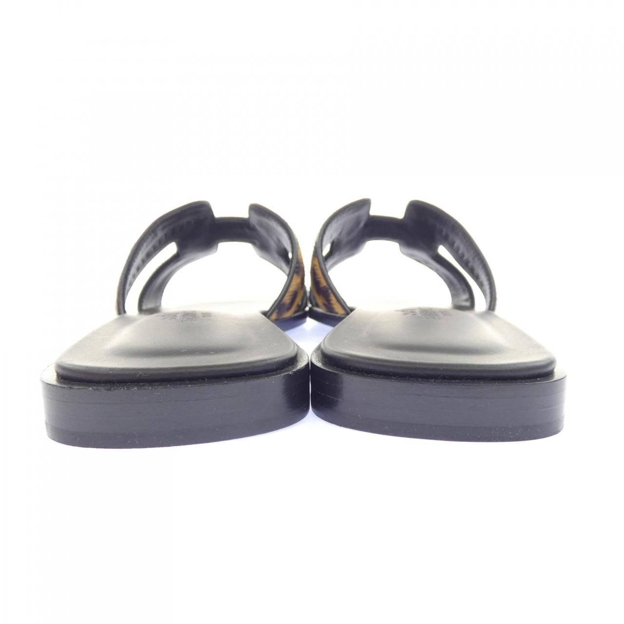 Hermes Oran Sandals Brown — view 5